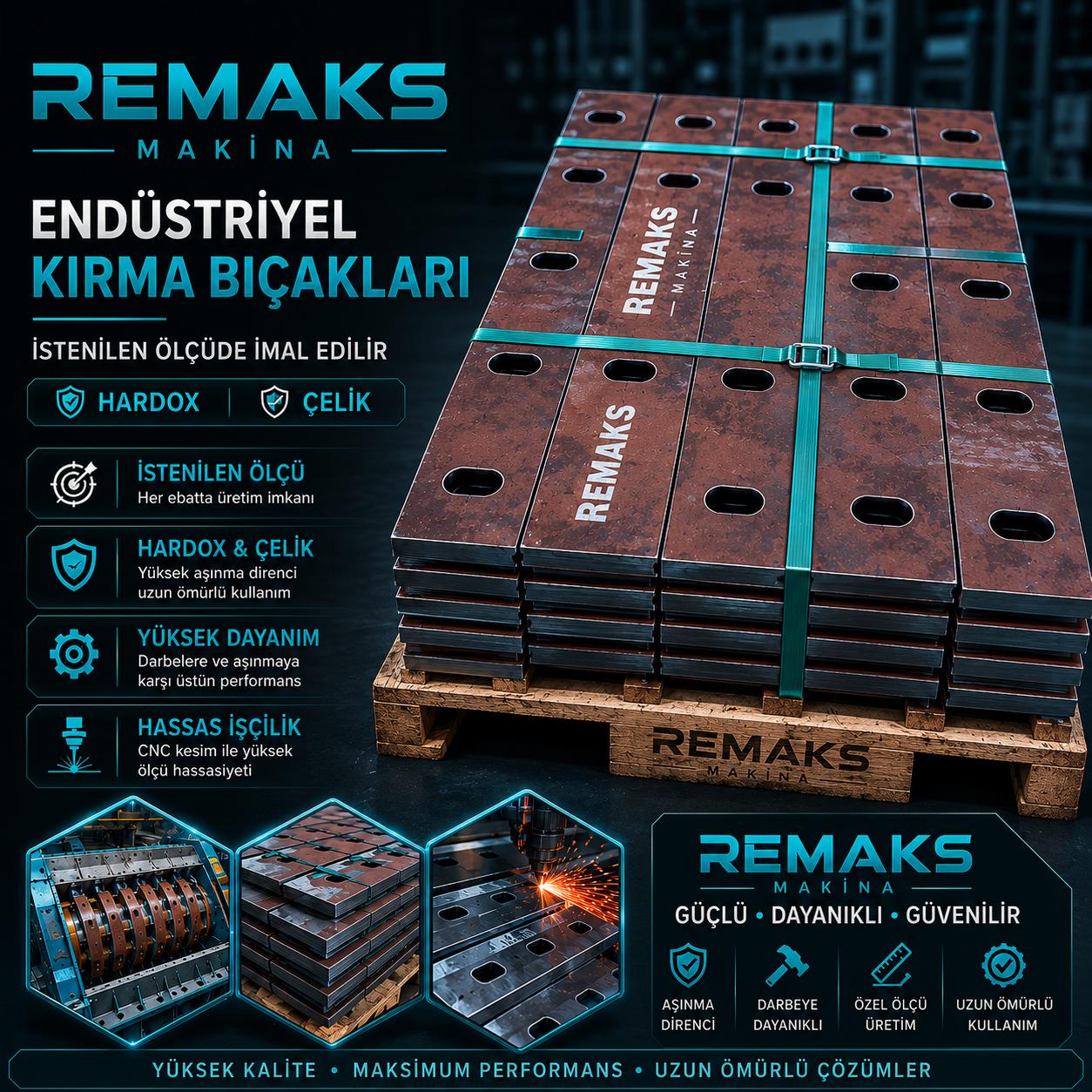 ENDÜSTRİYEL MAKİNE BIÇAĞI 